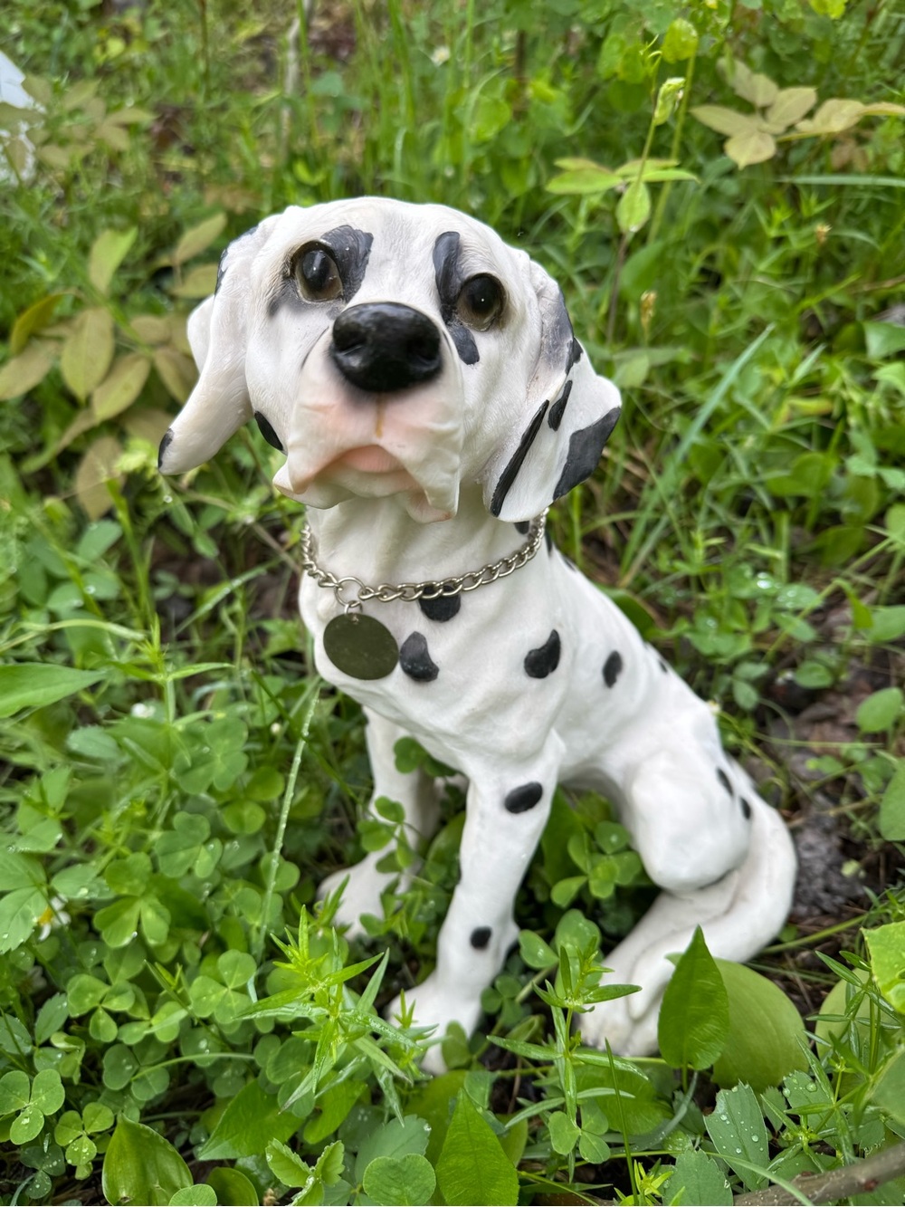 Dalmatian Dog Figurine - Decorative Garden Pet Statue